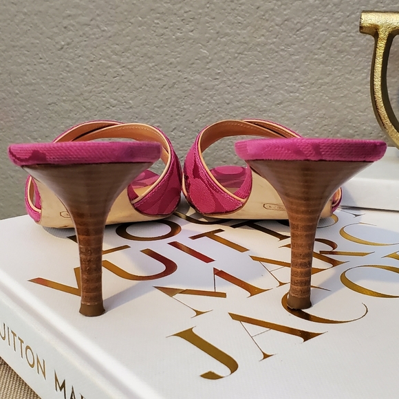 Coach Ciara Slides Shoes 8M - Picture 7 of 9